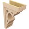 Ekena Millwork 10"W x 20"D x 30"H Classic Sheridan Rough Cedar Woodgrain TimberThane Corbel, Primed Tan CORUR10X20X30SHERCPR - alternate 6